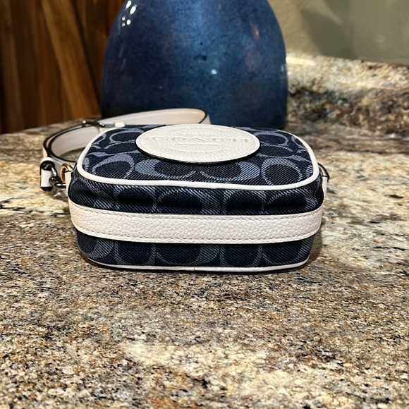 Coach Mini Dempsey Camera Bag In Signature Jacquard With Coach Patch - Picture 5 of 7